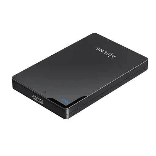 AISENS Caja Externa 2,5″ 9.5mm SATA a USB 3.0/USB3.1 Gen1, Negra