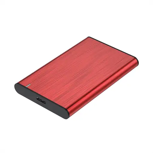 AISENS Caja Externa 2,5" ASE-2525RED 9.5mm SATA a USB 3.0/USB3.1 Gen1, Rojo
