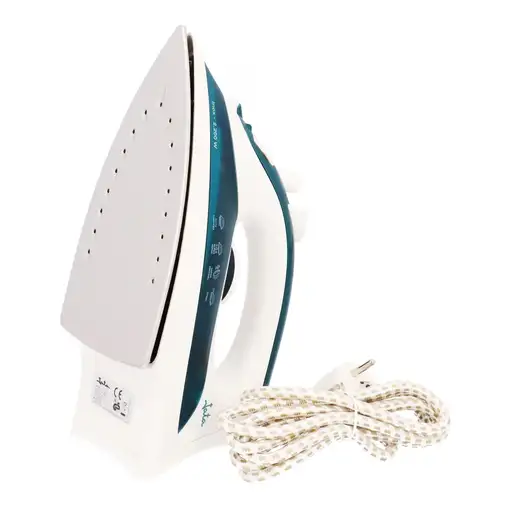Plancha de vapor JATA PL120 con suela de acero inoxidable. Vapor vertical. 2200 W