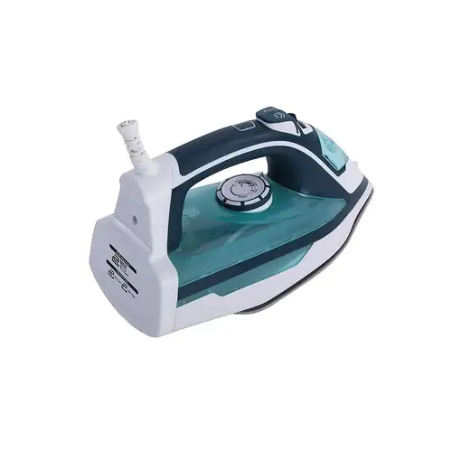 JATA PL598C plancha Plancha seco Suela de cerámica 2600 W Azul, Blanco