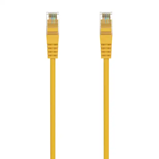 AISENS Cable de Red Latiguillo RJ45 LSZH Cat.6A 500 Mhz UTP AWG24, Amarillo, 30CM