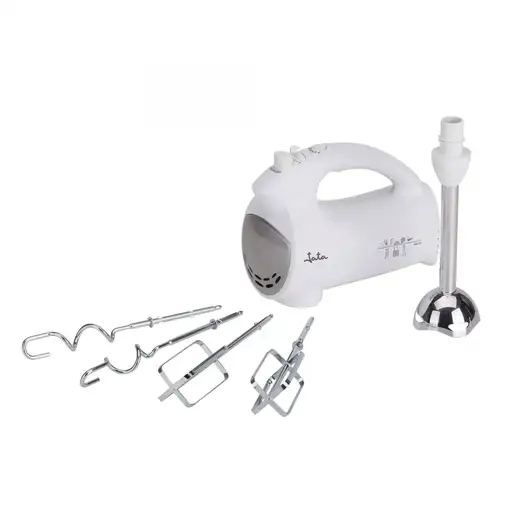 Batidora de varillas JATA BT575 con 5 velocidades + turbo. 5 accesorios
