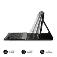Funda para Tablet Con Teclado Bluetooth Keytab Pro Bluetooth 9.6\a 10.8\  Negro