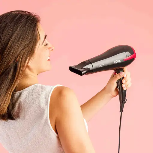 Solac Fast 2200 secador 2200 W Negro, Violeta
