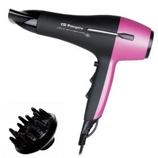 Orbegozo SE 2320 secador 2200 W Negro, Rosa