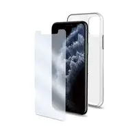 Celly COVGLASSAB1028 funda para teléfono móvil 17 cm (6.71\) Transparente