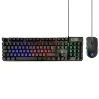Ewent PL3201 teclado Ratón incluido Juego USB QWERTY Español Negro