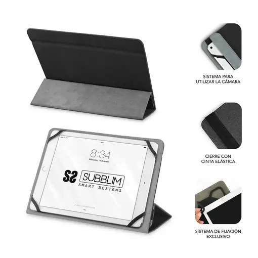 Funda Tablet Universal Freecam Case 9.6\11\  Negro