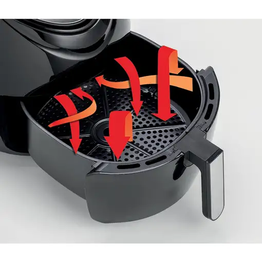 Ariete 4618/00 Sencillo 7 L Independiente 1800 W Freidora de aire caliente Negro,