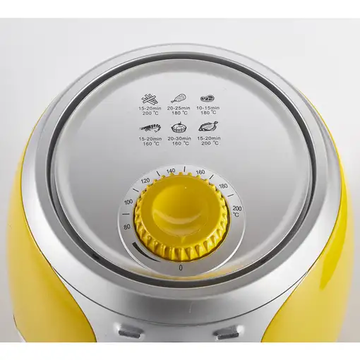 Ariete 4615/00 Sencillo 2 L Independiente 1000 W Freidora de aire caliente Plata,