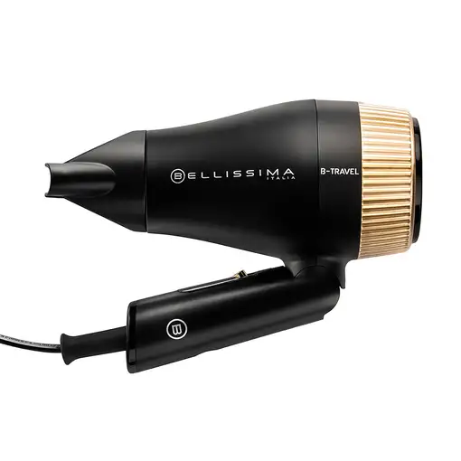Bellissima B-Travel secador 1400 W Negro, Oro