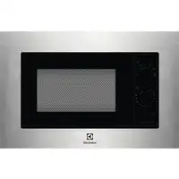 Electrolux KMSE173MMX Negro, Acero inoxidable Solo microondas Integrado 17 L 700 W