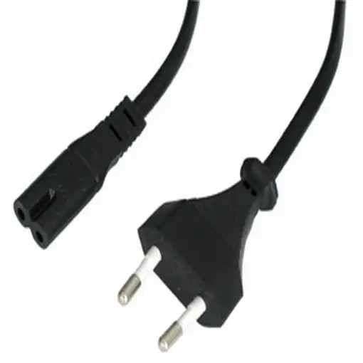 Lindy 30423 cable de transmisión Negro 5 m CEE7/16 C7 acoplador