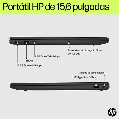 HP Laptop 15-fd0202ns Intel® Core™ i5 i5-1334U Portátil 39,6 cm (15.6") Full HD 16