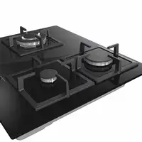 Hisense GG633B hobs Negro Encimera 58 cm Encimera de gas 3 zona(s)