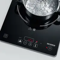 Severin KP 1071 hobs Negro Encimera Con placa de inducción 1 zona(s)