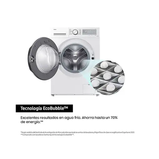 Samsung WW90CGC04DTH lavadora Carga frontal 9 kg 1400 RPM Blanco