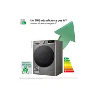 LG F4WR7010AGS lavadora Carga frontal 10 kg 1400 RPM Acero inoxidable