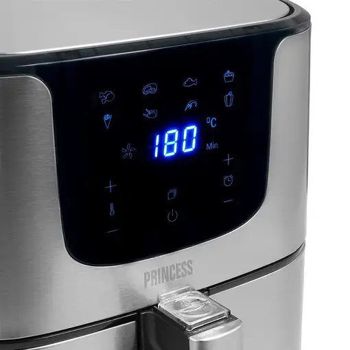 Princess 182060 Sencillo 5,5 L Independiente 1700 W Freidora de aire caliente Plat