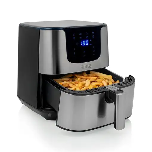Princess 182060 Sencillo 5,5 L Independiente 1700 W Freidora de aire caliente Plat
