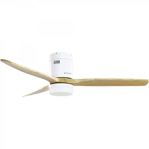 Grunkel SKYWIND-52WB ventilador Blanco, Madera