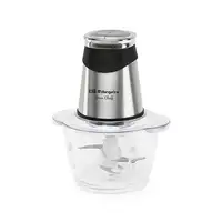 Orbegozo MC 4650 picadora eléctrica de alimentos 1,2 L 500 W Negro, Plata