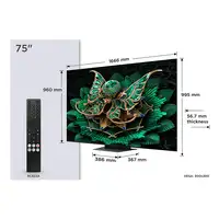 TCL 75C7K Televisor 190,5 cm (75\) 4K Ultra HD Smart TV Wifi Metálico 3000 cd / m²