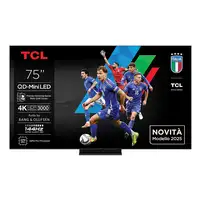 TCL 75C7K Televisor 190,5 cm (75\) 4K Ultra HD Smart TV Wifi Metálico 3000 cd / m²