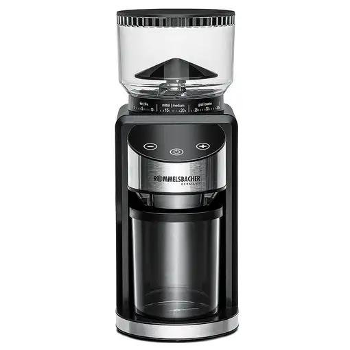 Rommelsbacher EKM 400 molinillo de café 200 W Negro, Acero inoxidable