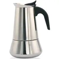 Orbegozo KFI 960 cafetera manual Cafetera italiana Negro, Acero inoxidable