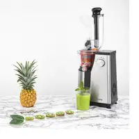 H.Koenig GSX18 exprimidor Exprimidor lenta 400 W Negro, Acero inoxidable