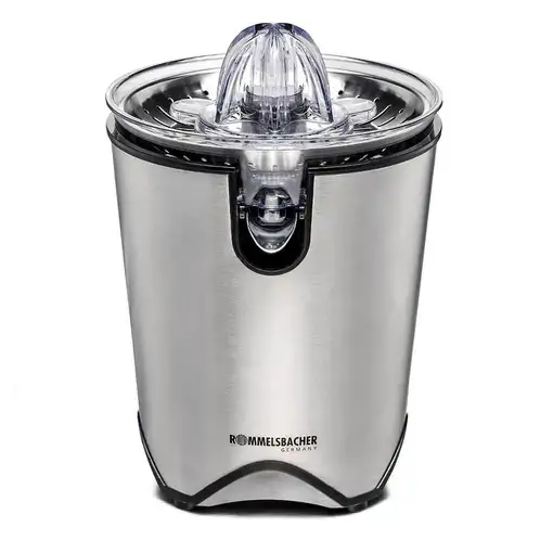 Rommelsbacher ZP 60/E prensa de cítricos eléctricos 100 W Negro, Acero inoxidable