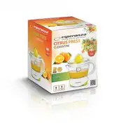 Esperanza EKJ001Y prensa de cítricos eléctricos 0,7 L 25 W Blanco, Amarillo