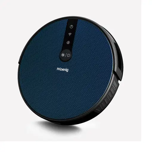 H.Koenig SWRC120 aspiradora robotizada 0,6 L Bolsa para el polvo Negro, Azul