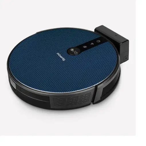 H.Koenig SWRC120 aspiradora robotizada 0,6 L Bolsa para el polvo Negro, Azul