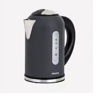 H.Koenig BOE52 tetera eléctrica 1,7 L 2200 W Beige, Negro, Acero inoxidable