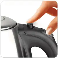 Haeger EK-22S.027A tetera eléctrica 1,7 L 2200 W Negro, Acero inoxidable