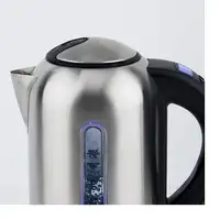 H.Koenig BOE50 tetera eléctrica 1,7 L 2200 W Negro, Acero inoxidable