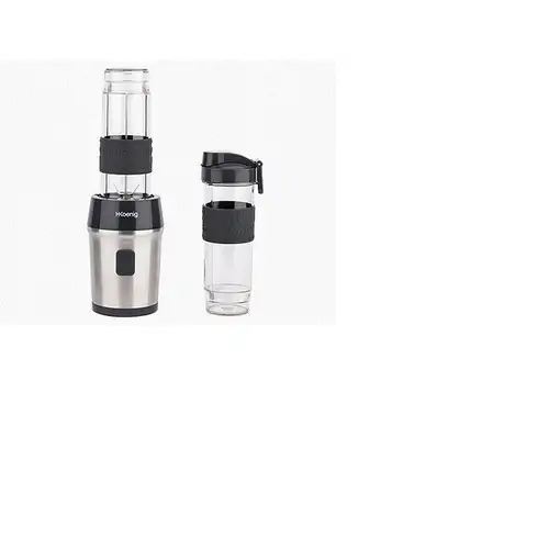 H.Koenig SMOO9 0,57 L Licuadora de vaso 300 W Negro, Acero inoxidable, Transparent