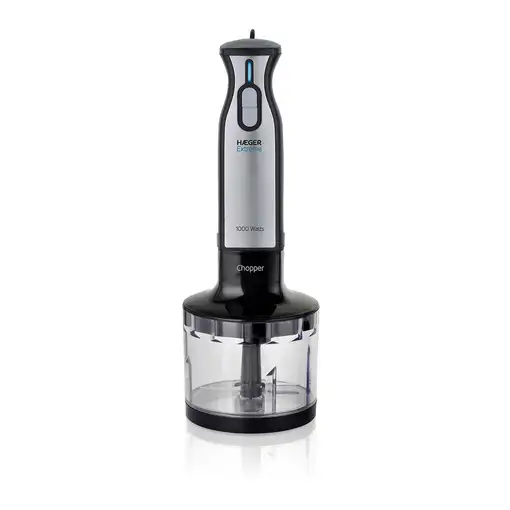 Haeger HB-10C.019A licuadora Batidora de inmersión 1000 W Negro, Acero inoxidable,