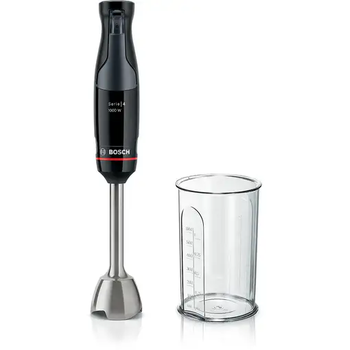 Bosch Serie 4 MSM4B610 licuadora 0,6 L Batidora de inmersión 1000 W Antracita, Neg