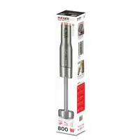 Haeger HB-80G.026A licuadora Batidora de inmersión 800 W Gris, Acero inoxidable