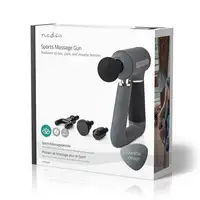 Nedis HCMSG300 masajeador Atrás, Cuello Gris