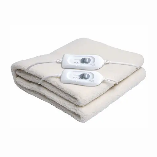 Haeger UB-140.004A manta eléctrica y almohadilla 60 W Blanco Poliéster
