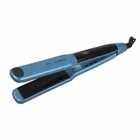 JATA JBPP5570 Utensilio de peinado Plancha de pelo Caliente Negro, Azul 60 W 2 m
