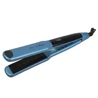 JATA JBPP5570 Utensilio de peinado Plancha de pelo Caliente Negro, Azul 60 W 2 m