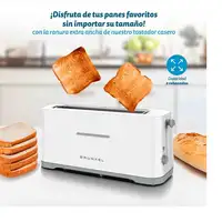 Grunkel TS-40EASYTOAST tostadora 7 1 rebanada(s) 970 W Blanco