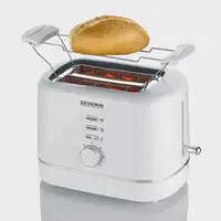 Severin AT 4324 tostadora 2 rebanada(s) 850 W Blanco