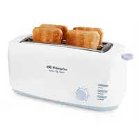 Orbegozo TO 4500 tostadora 6 4 rebanada(s) 1400 W Blanco