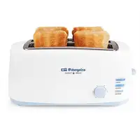 Orbegozo TO 4500 tostadora 6 4 rebanada(s) 1400 W Blanco